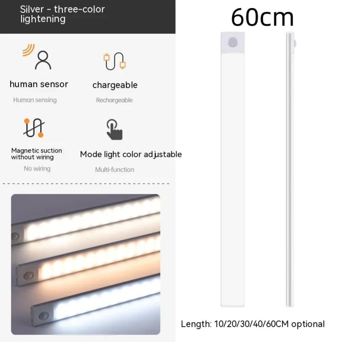 Wireless LED Sensor Light