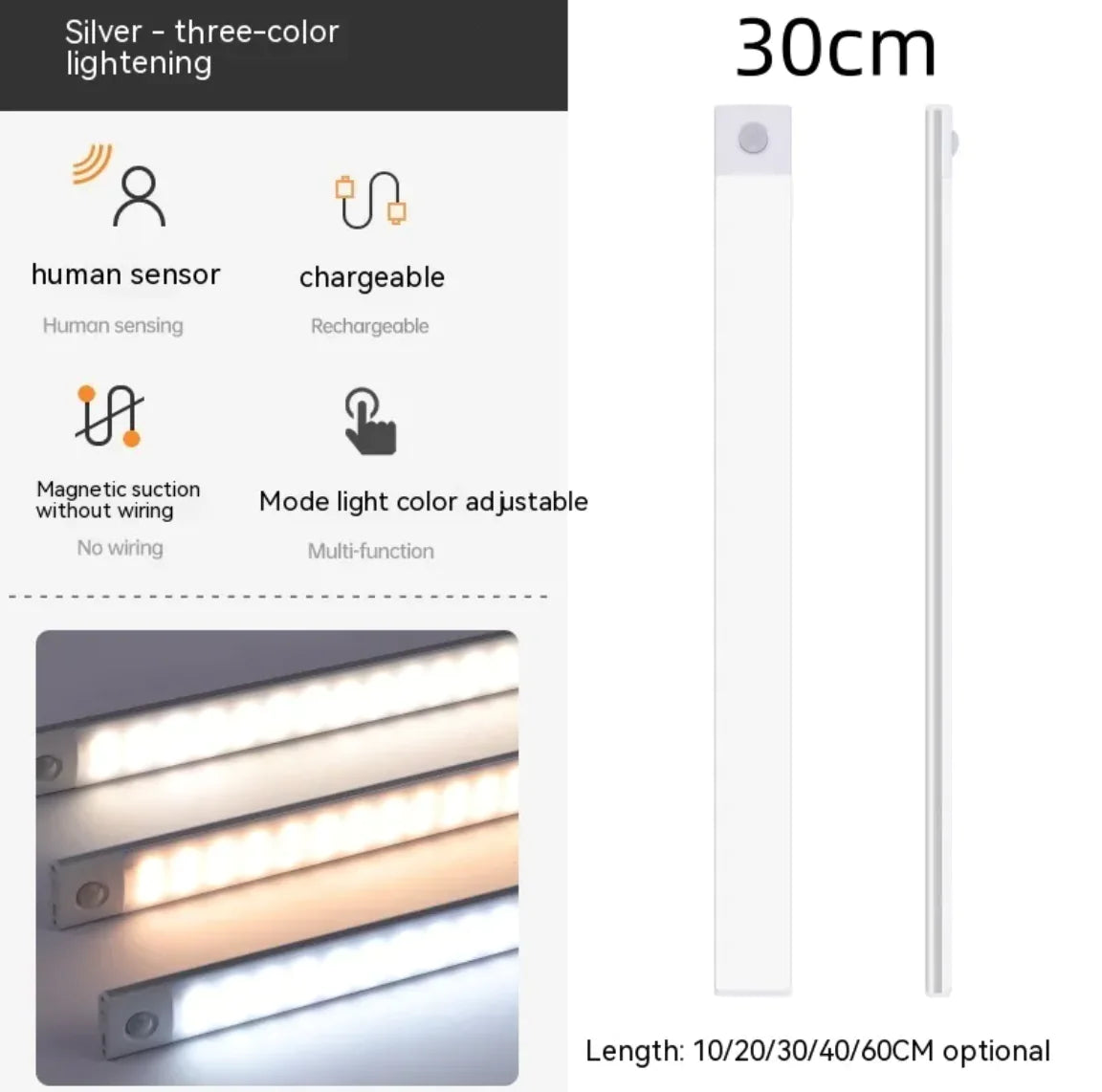 Wireless LED Sensor Light