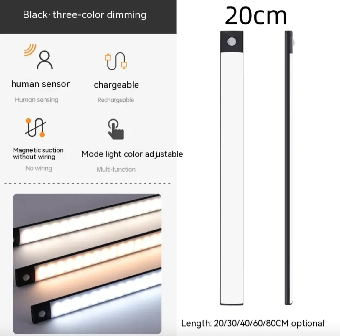 Wireless LED Sensor Light