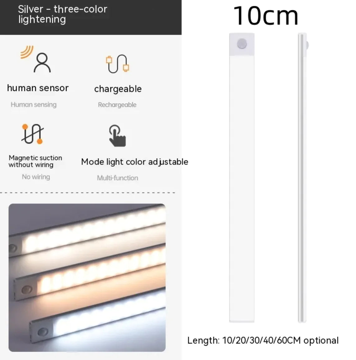 Wireless LED Sensor Light